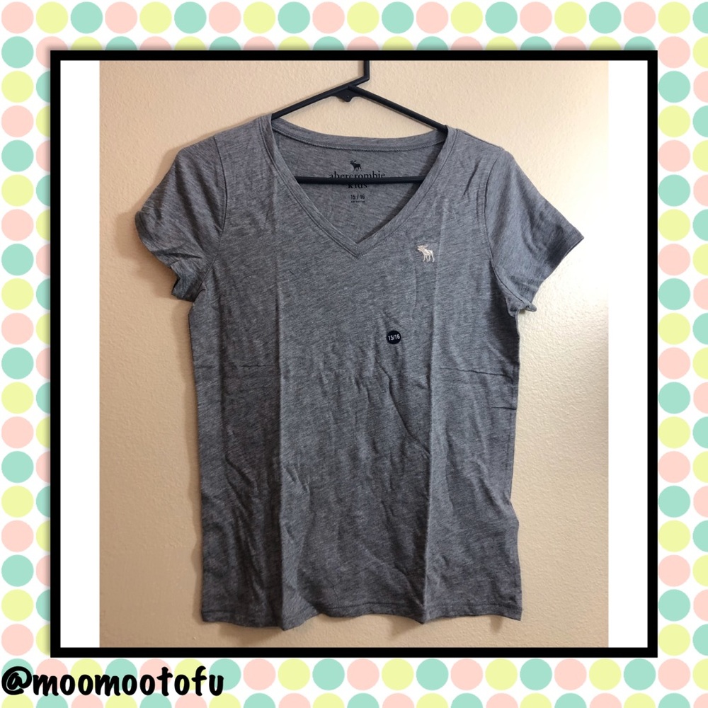 abercrombie kids v-neck tee